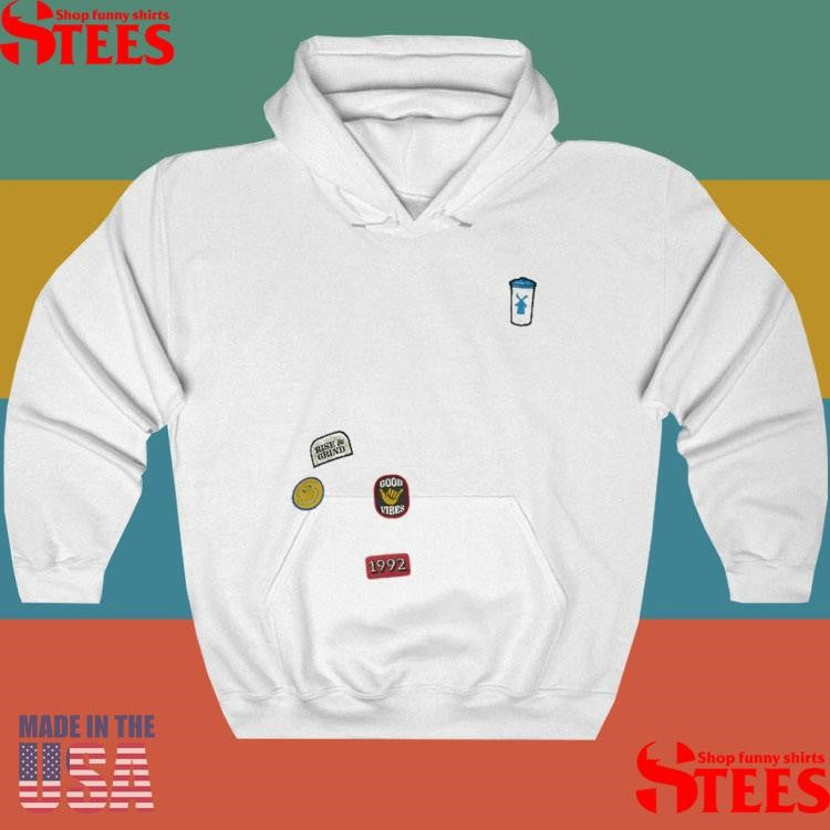 Dutch Bros Patch Rise And Grind Good Vibes 1992 Shirts