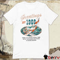 Duvin x Miami Dolphins Gray Sailing Greeting Est 1966 Have A Flippin Good Time With The Miami t-shirt