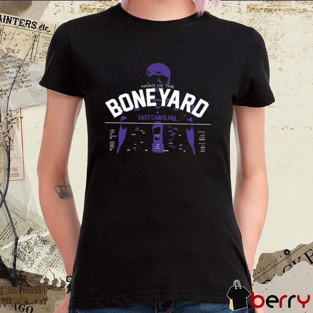 ECU Pirates Night Of The Boneyard 2024 t-shirt