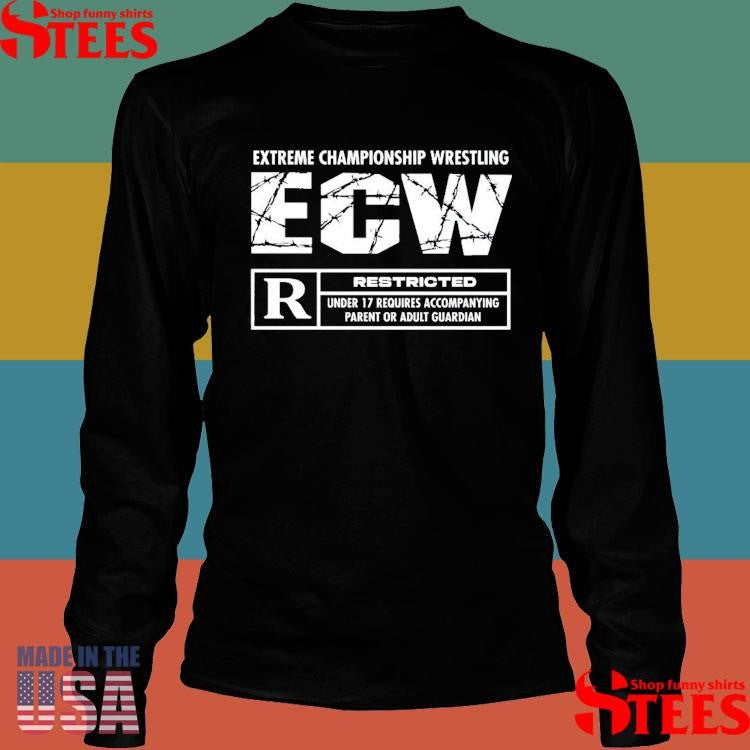 ECW Rated R Restricted Under 17 Logo T-shirt