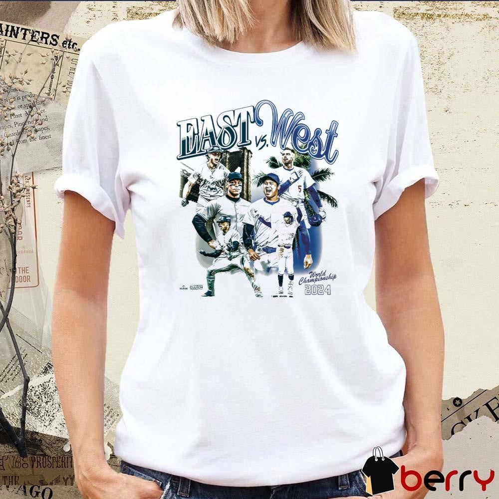 East New York Yankees vs. West Los Angeles Dodgers Heavyweight Showdown World Championship 2024 t-shirt