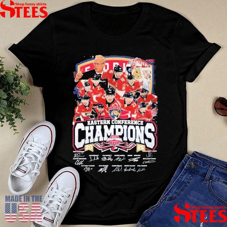 Eastern Conference Champions 2025 Florida Panthers Shirts