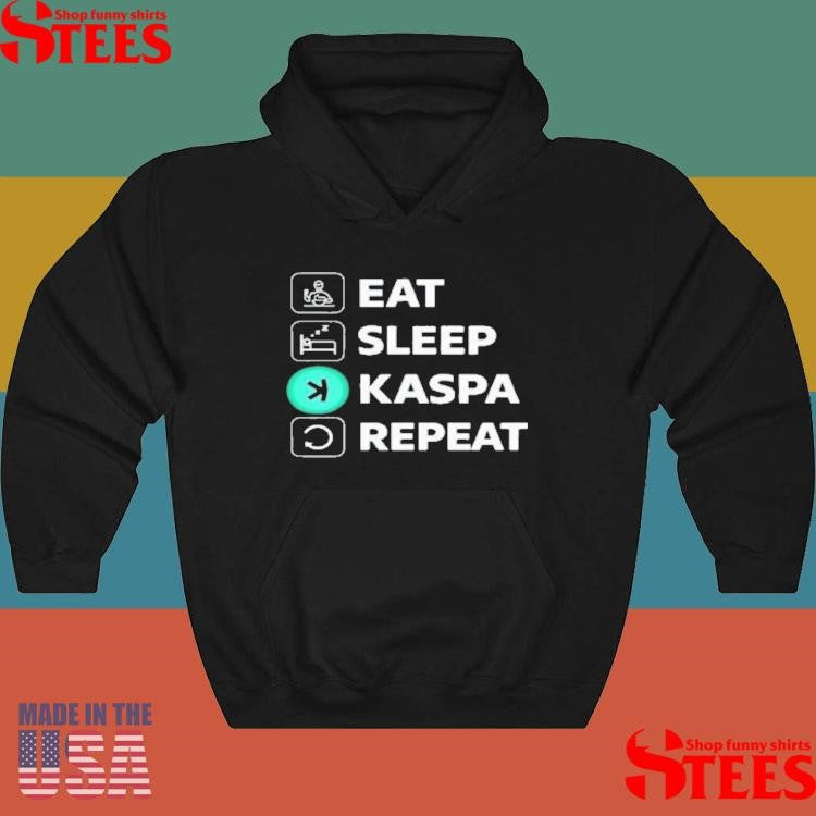 Eat Sleep Kaspa Repeat T-shirt