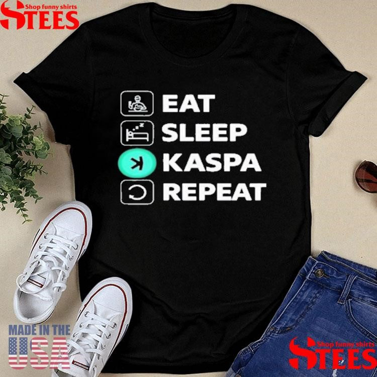 Eat Sleep Kaspa Repeat T-shirt