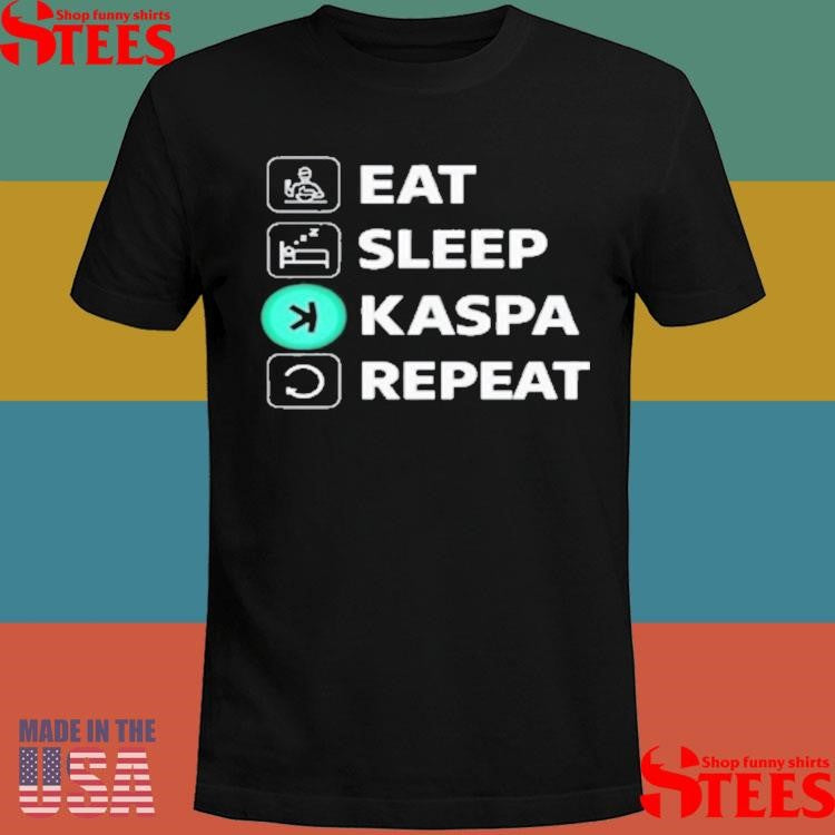 Eat Sleep Kaspa Repeat T-shirt