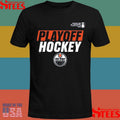 Edmonton Oilers 2025 Stanley Cup Playoffs Blue Cotton Participant Shirts
