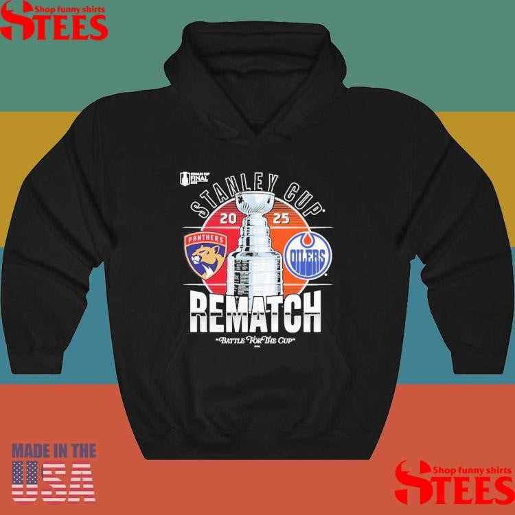 Edmonton Oilers 2025 Stanley Cup Playoffs Fanatics Stanley Cup Final Rematch Match Up T-shirt
