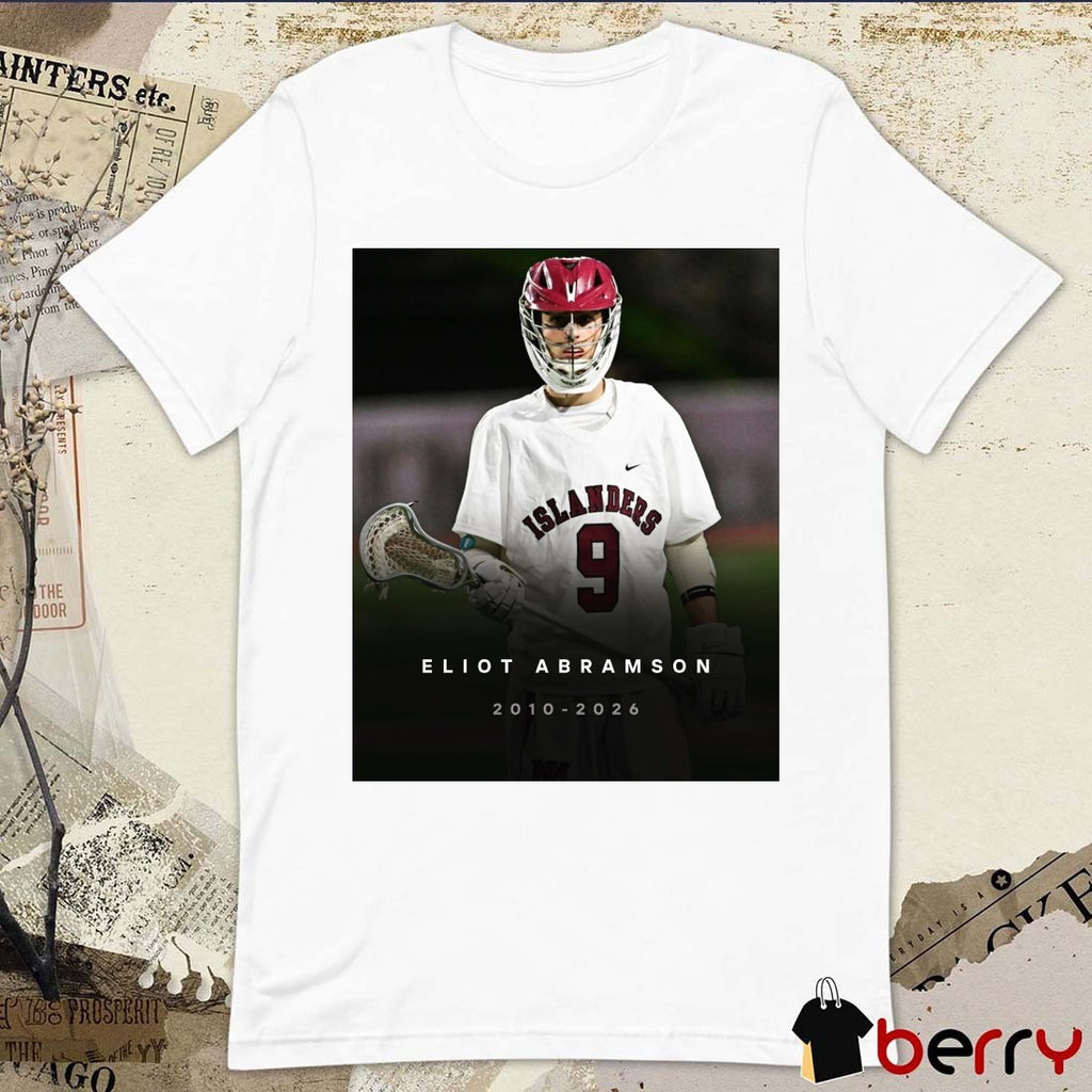 Eliot Abramson 2010 – 2026 Mercer Island Lacrosse Poster t-shirt