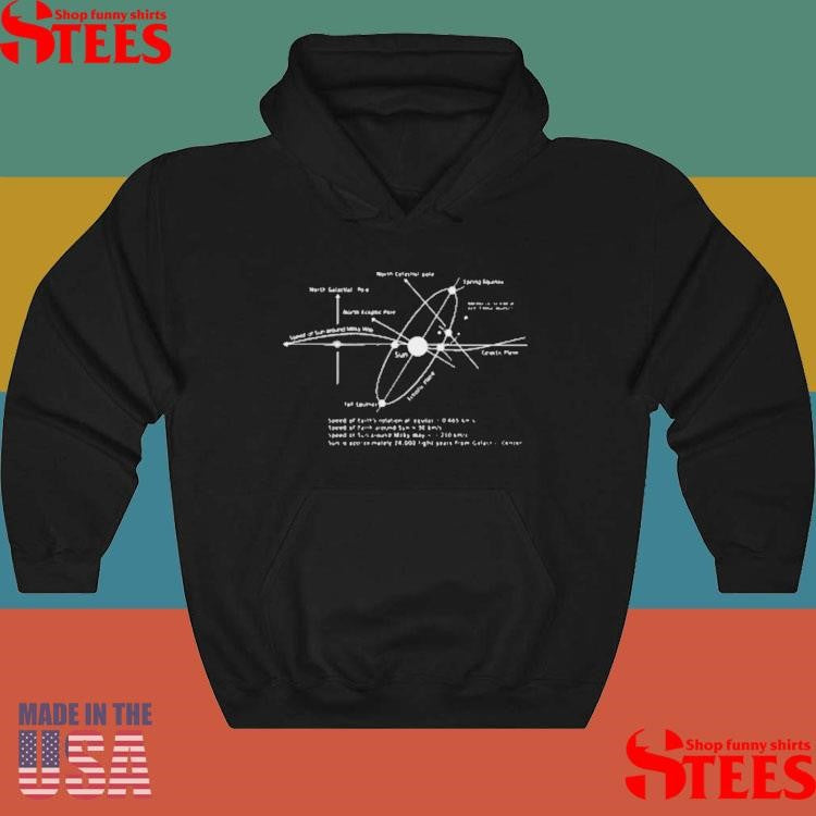 Elon Musk Solar Orbit Diagram T-shirt