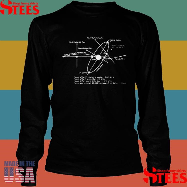 Elon Musk Solar Orbit Diagram T-shirt