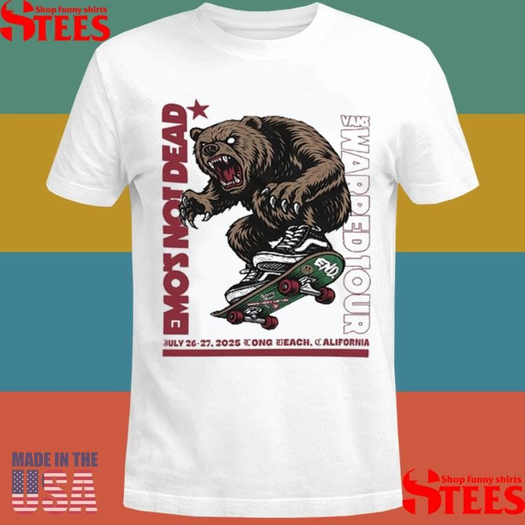 Emo’s Not Dead & Vans Warped Tour July 26 27 2025 Long Beach California T-Shirts
