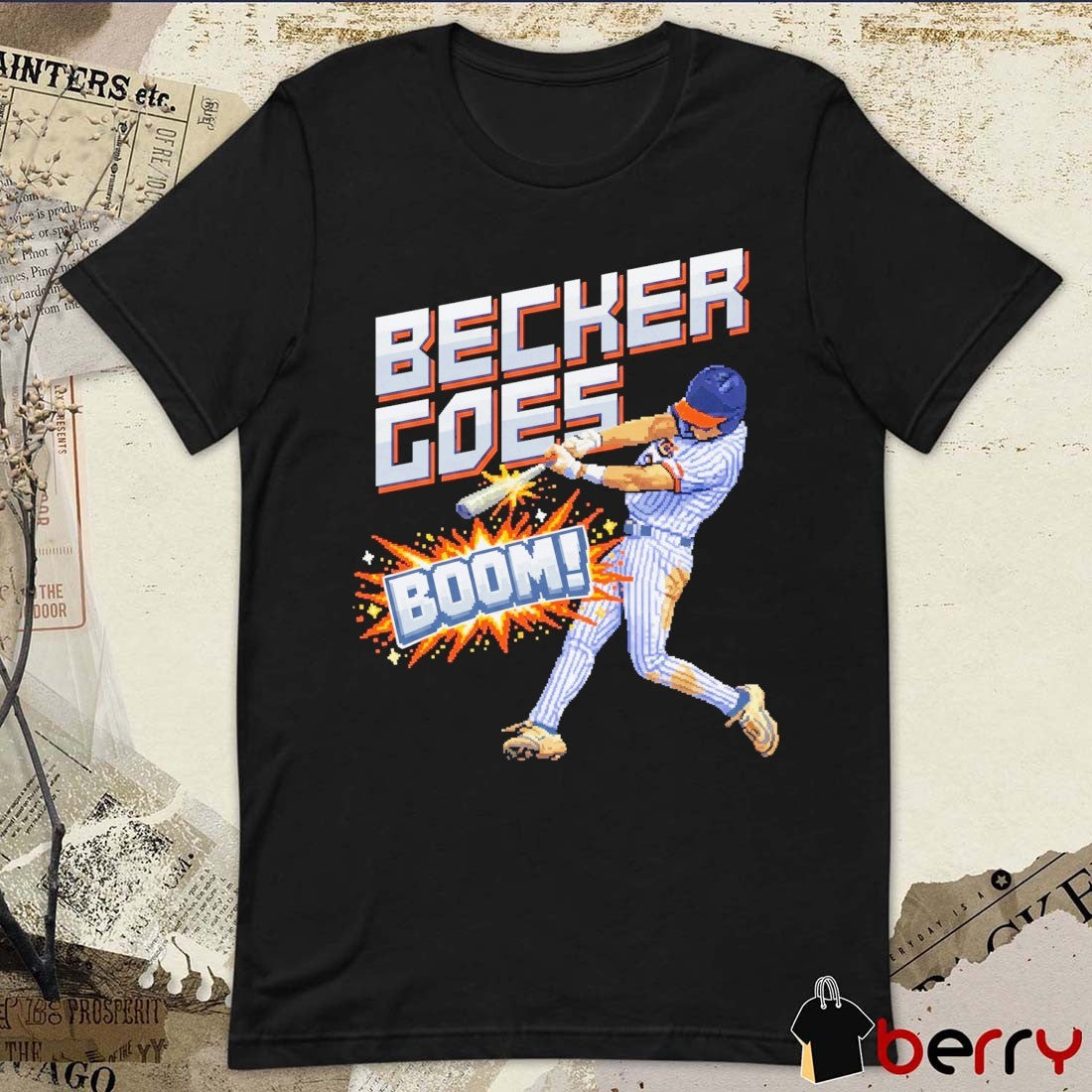 Eric Becker Becker Goes Boom Virginia Cavaliers Baseball Graphic t-shirt