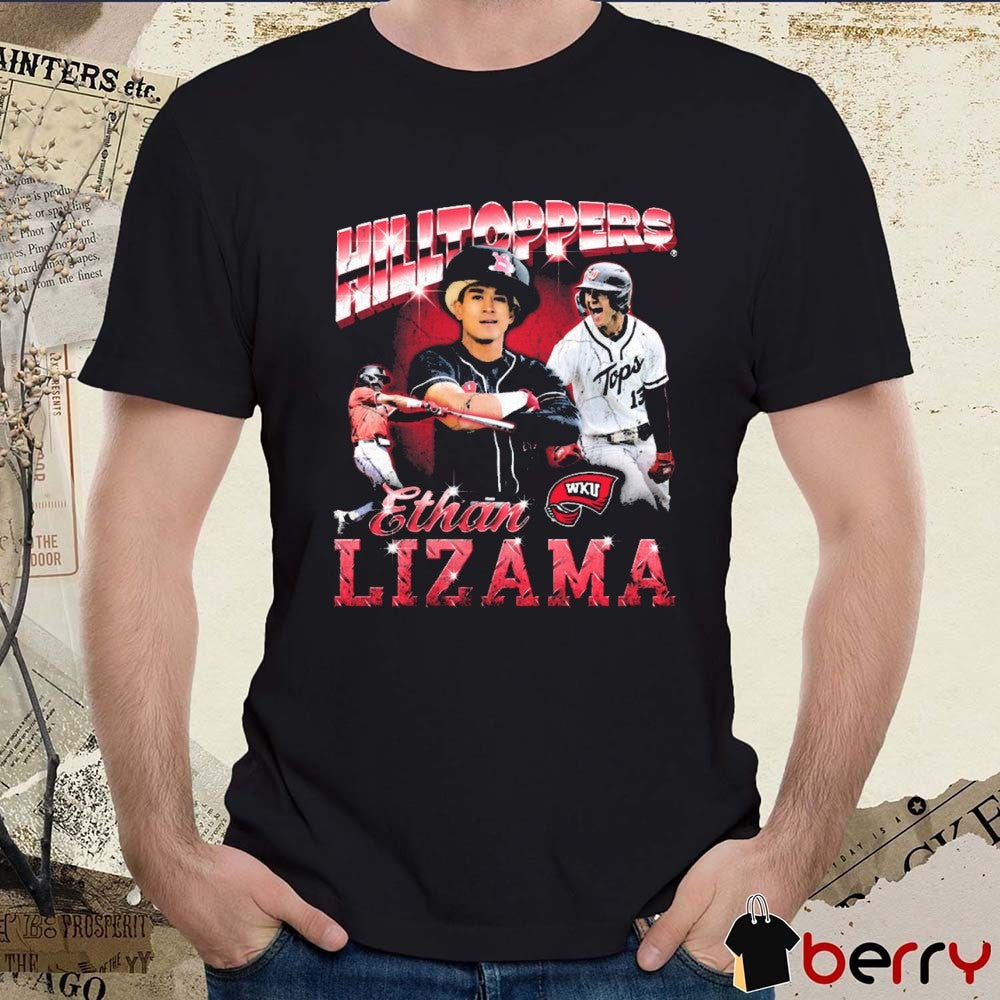 Ethan Lizama Western Kentucky Hilltoppers baseball NCAA 90s Graphic t-shirt