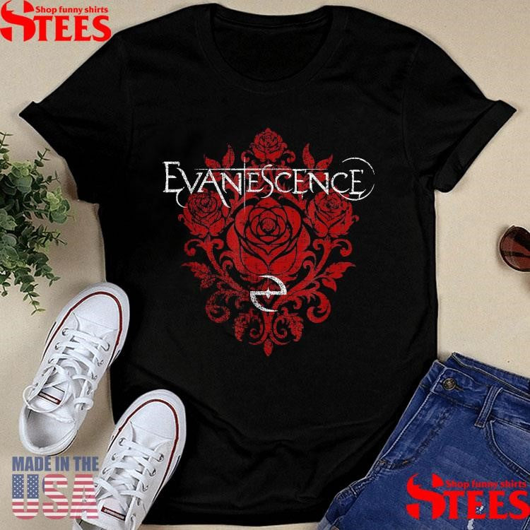 Evanescence Rose Logo T-shirt