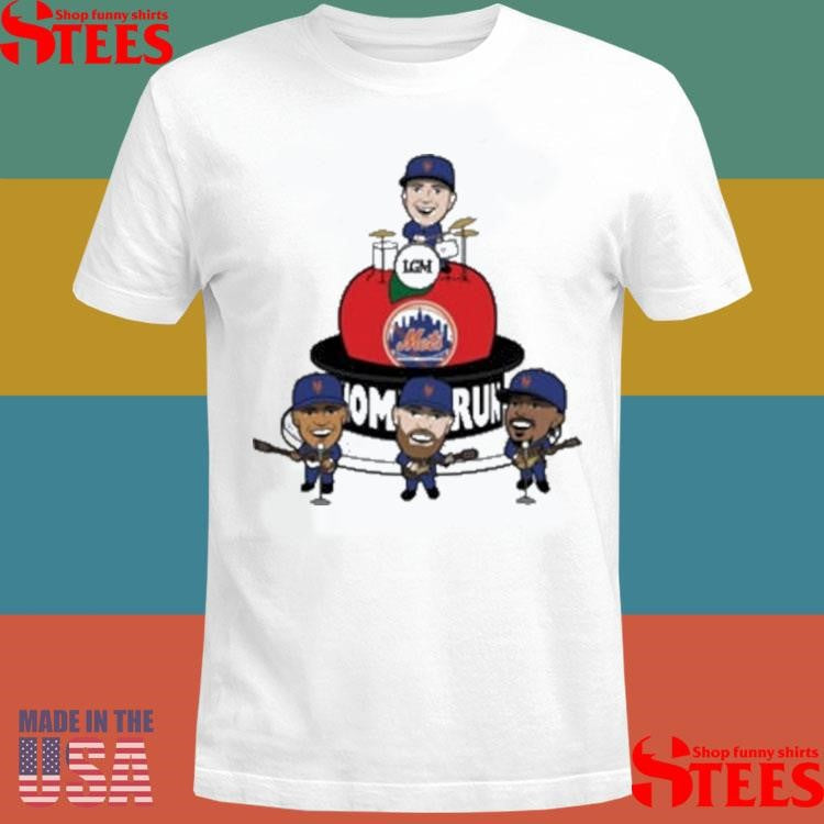 Fab Four Mets Lgm Baseball T-shirt