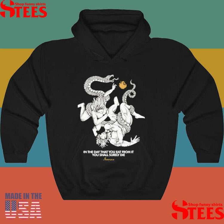 Fall Of Man In The Day That You Eat From It You Shall Surely Die Allegory T-shirt