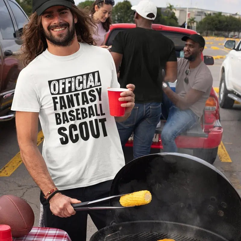 Official Fantasy Baseball Scout Shirt Funny Baseball Shirt Baseball Player Gift Baseball Lover Baseball Life Gift...