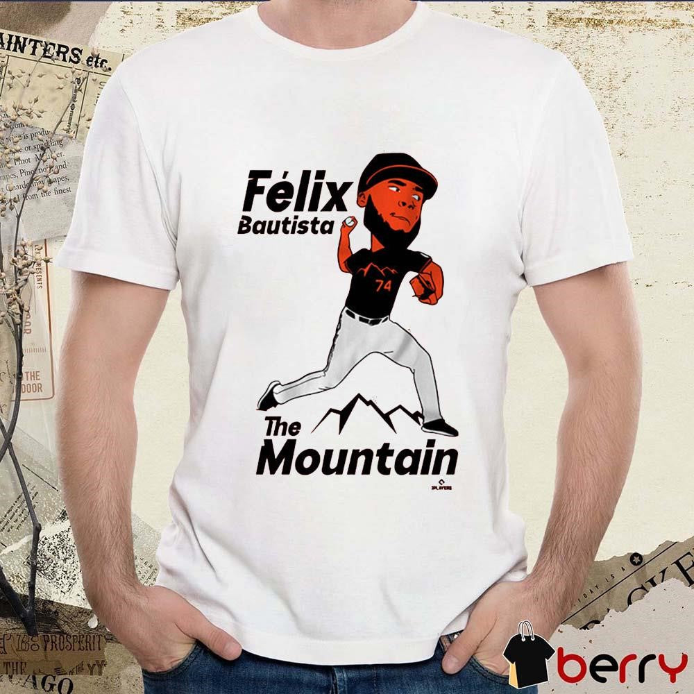 Felix Bautista Birdland The Mountain Baltimore Orioles MLB Baseball Graphic t-shirt