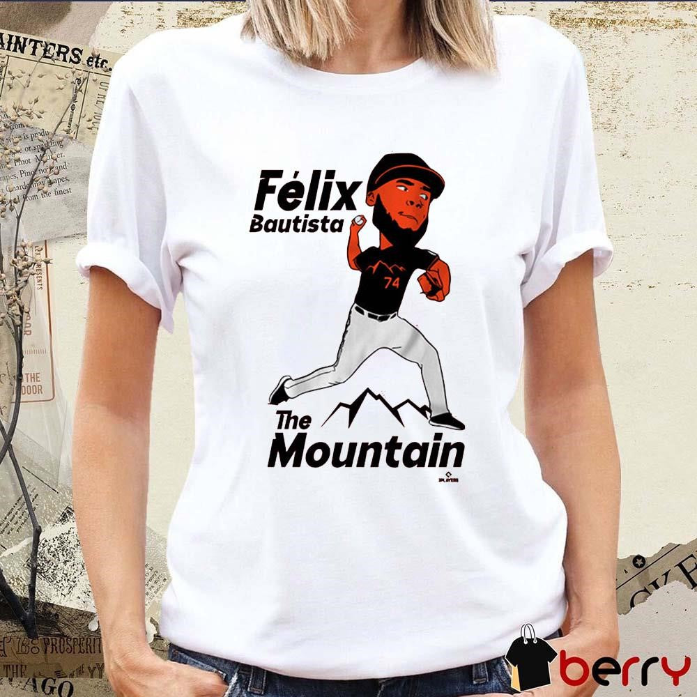 Felix Bautista Birdland The Mountain Baltimore Orioles MLB Baseball Graphic t-shirt