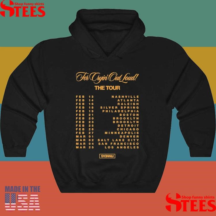 Finneas For Cryin Out Loud 2025 Tour Shirts
