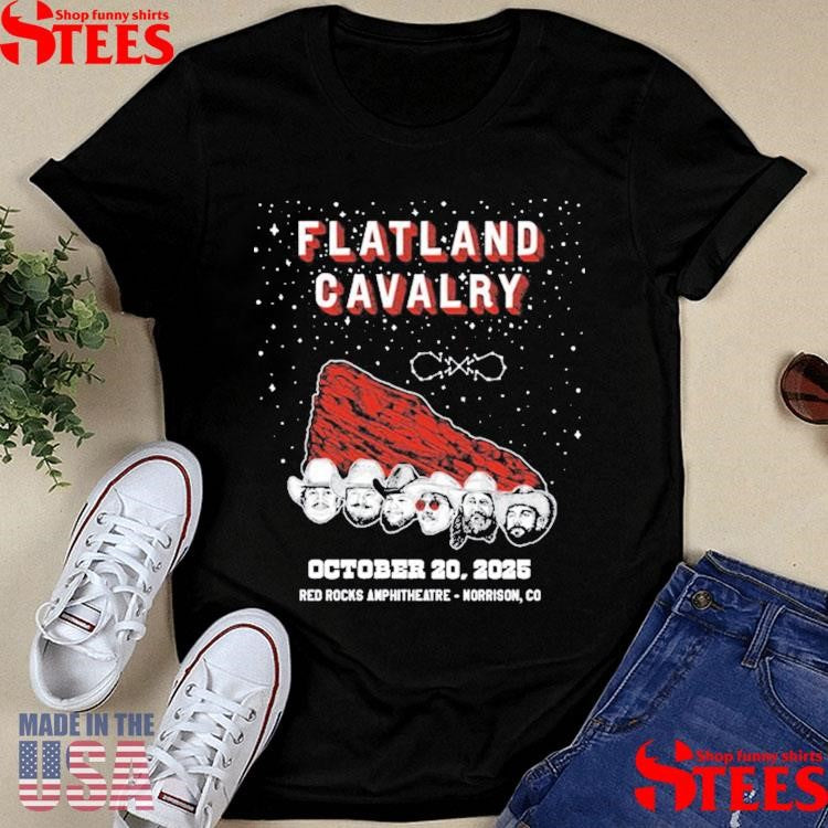 Flatland Cavalry Red Rocks Amphitheatre Morrison Oct 20 2025 Shirts
