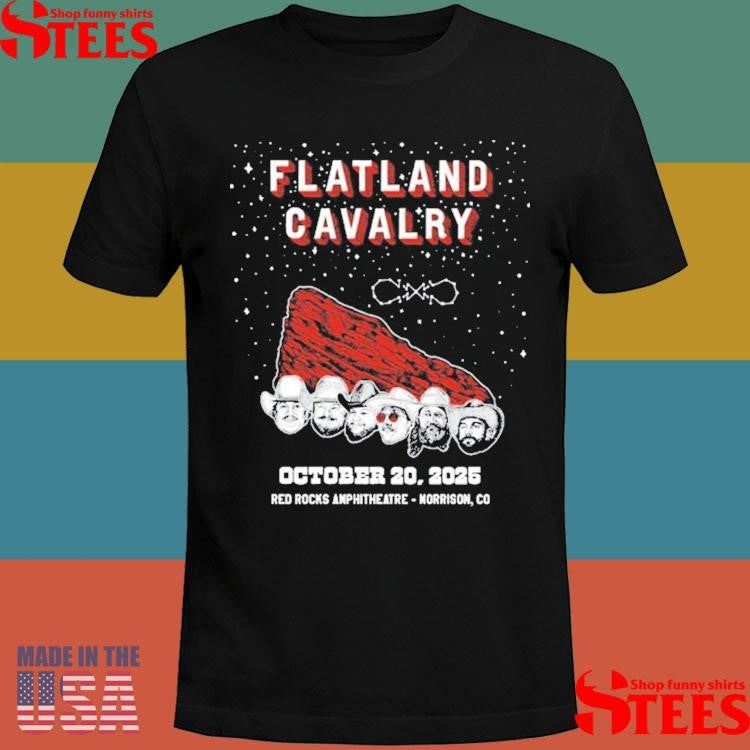 Flatland Cavalry Red Rocks Amphitheatre Morrison Oct 20 2025 Shirts