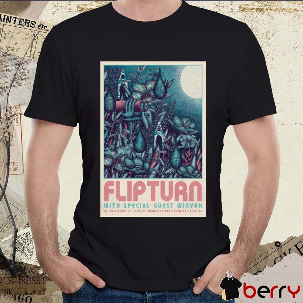 Flip Turn September 25 2026 The St. Augustine Amphitheatre In St. Augustine FL Poster t-shirt