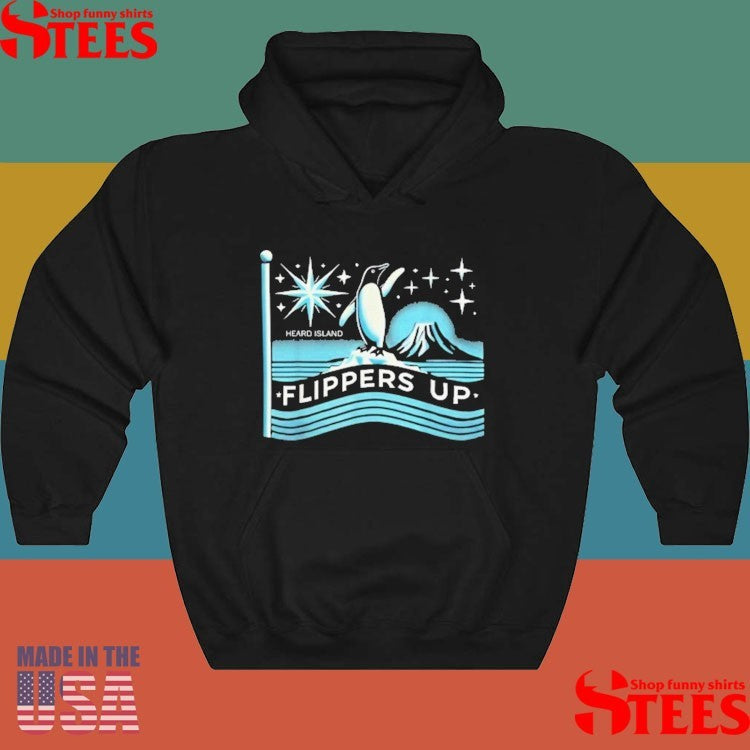 Flippers Up Heard Island Penguins Shirts