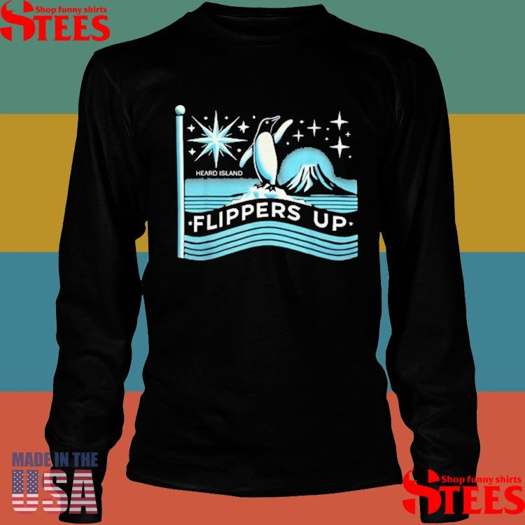 Flippers Up Heard Island Penguins Shirts