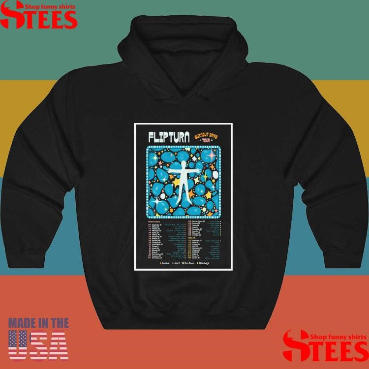 Flipturn Burnout Days Tour 2025 Poster Shirts