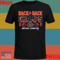 Florida Basketball Back-to-back Champs National Champions 2006 2007 Shirts