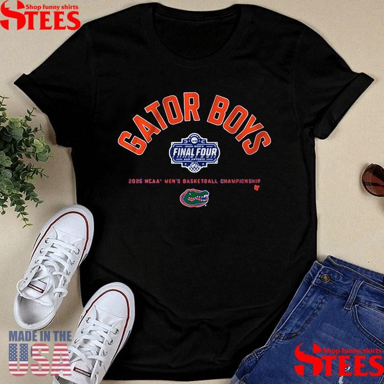 Florida Basketball Gator Boys Final Four 2025 Ncaa Basketball Championship Shirts
