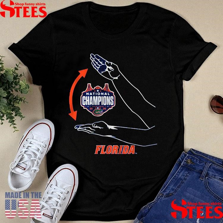 Florida Basketball National Champions Gator Chomp Shirts