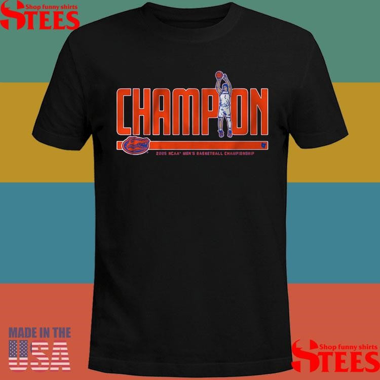 Florida Basketball Walter Clayton Jr. Champion 2025 Ncaa Men’s Basketball Championship Shirts