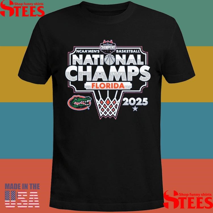Florida Gators 2025 Ncaa Men’s Basketball National Champions Bracket Shirts