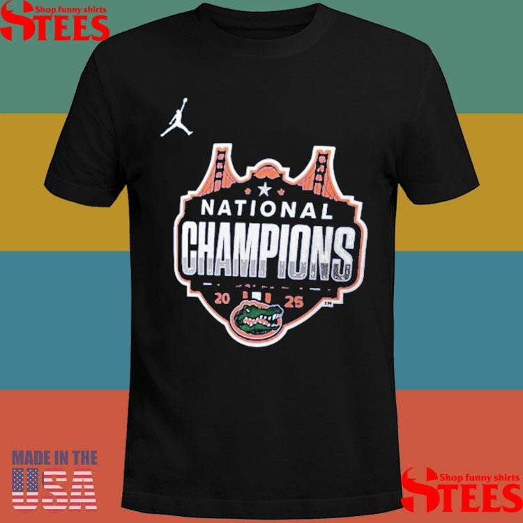 Florida Gators 2025 Ncaa Men’s Basketball National Champions Celebration Logo Shirts