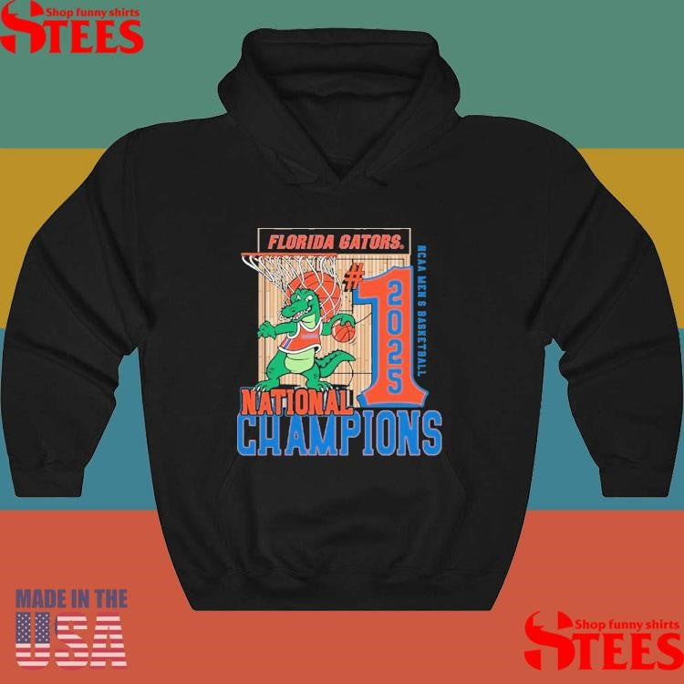 Florida Gators 2025 Ncaa Men’s Basketball National Champions Comfort Colors Court Shirts