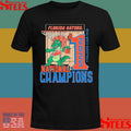 Florida Gators 2025 Ncaa Men’s Basketball National Champions Comfort Colors Court Shirts