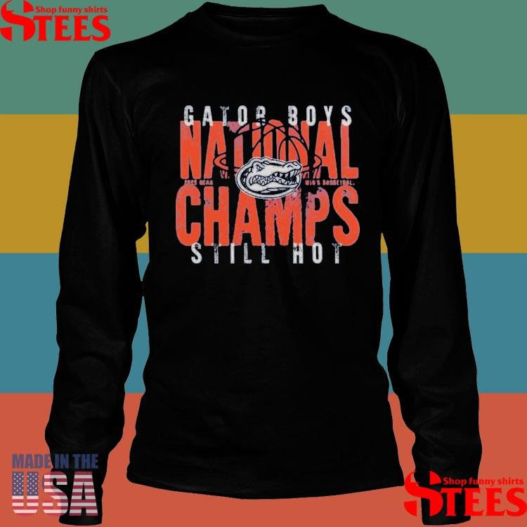 Florida Gators 2025 Ncaa Men’s Basketball National Champions Comfort Colors Gator Head Shirts
