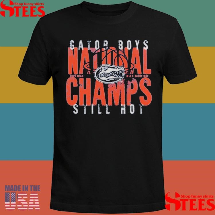 Florida Gators 2025 Ncaa Men’s Basketball National Champions Comfort Colors Gator Head Shirts