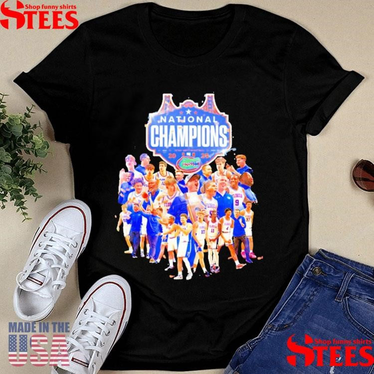 Florida Gators 2025 Ncaa Men’s Basketball National Champions Players Shirts