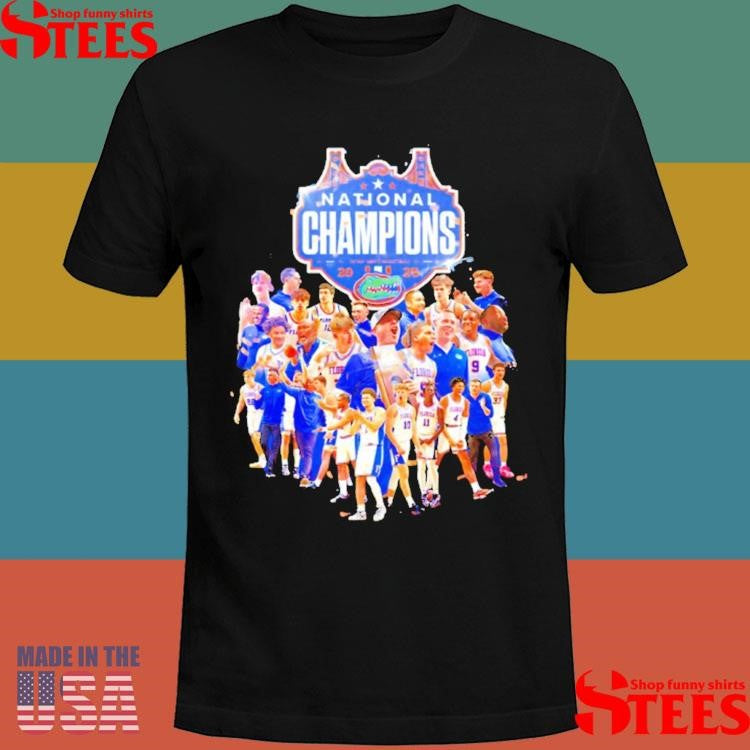 Florida Gators 2025 Ncaa Men’s Basketball National Champions Players Shirts