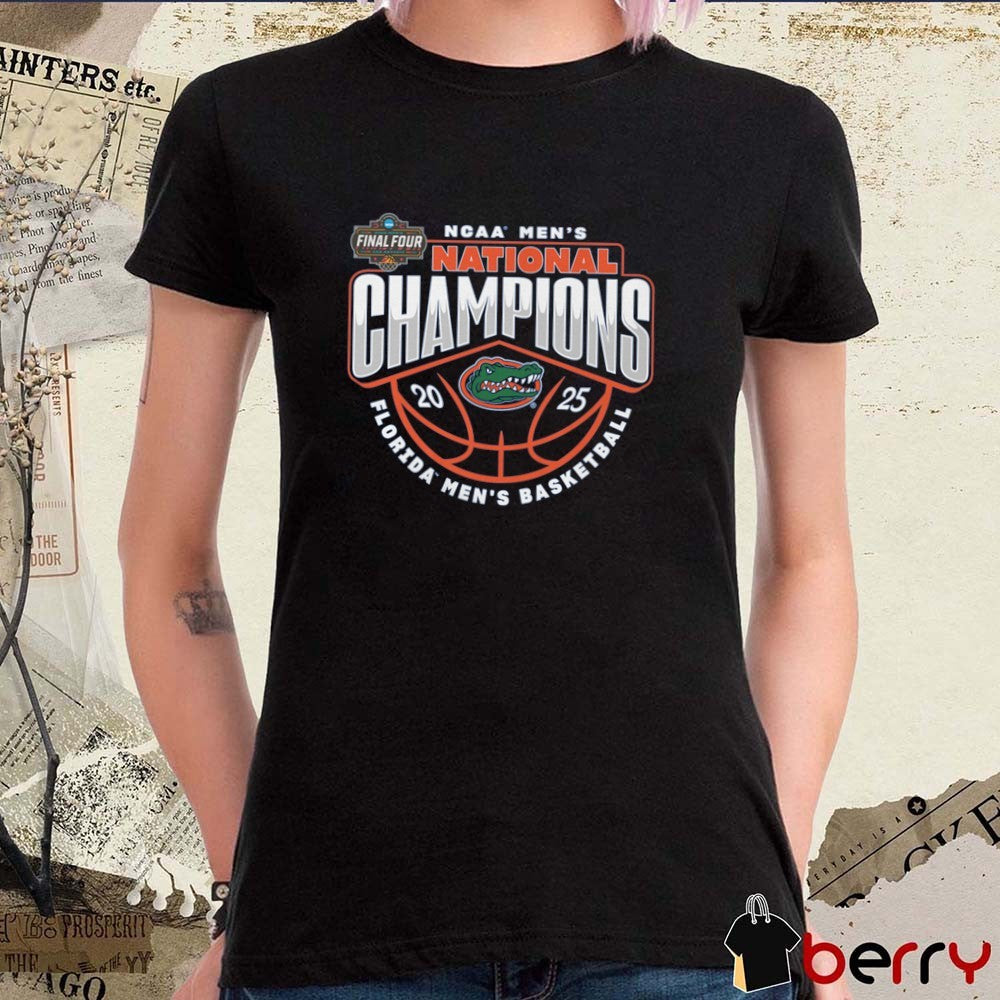 Florida Gators NCAA Men’s Basketball National Champions Final Four Traditional 2025 Logo t-shirt