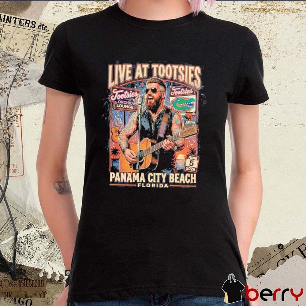 Florida Gators NCAA x Brantley Gilbert Live At Tootsies Orchid Lounge Panama City Beach Florida June 5 2026 t-shirt