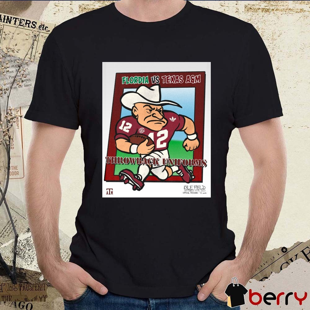 Florida Gators Vs Texas A&M Aggies Throwback Uniform Kyle Field October 11th 2025 Poster t-shirt