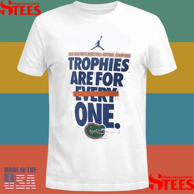 Florida Gators White 2025 Men’s Basketball National Champion Slogan Shirts
