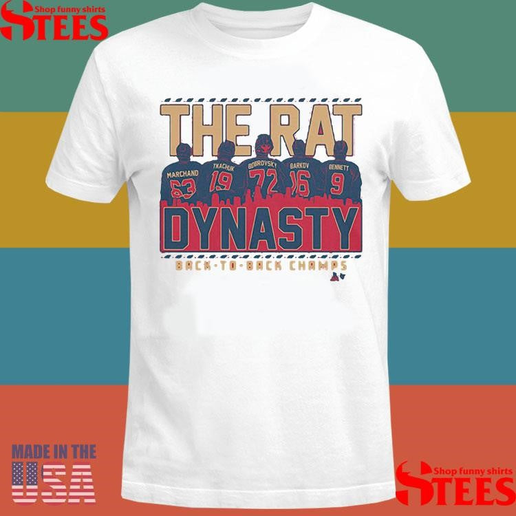 Florida Hockey The Rat Dynasty Back To Back Champs T-shirt