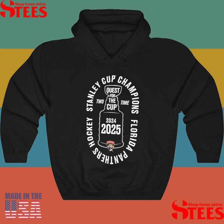 Florida Panthers 2024-2025 Back-to-back Stanley Cup Champions Conquest T-shirt