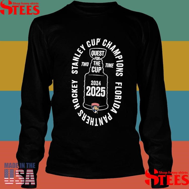Florida Panthers 2024-2025 Back-to-back Stanley Cup Champions Conquest T-shirt