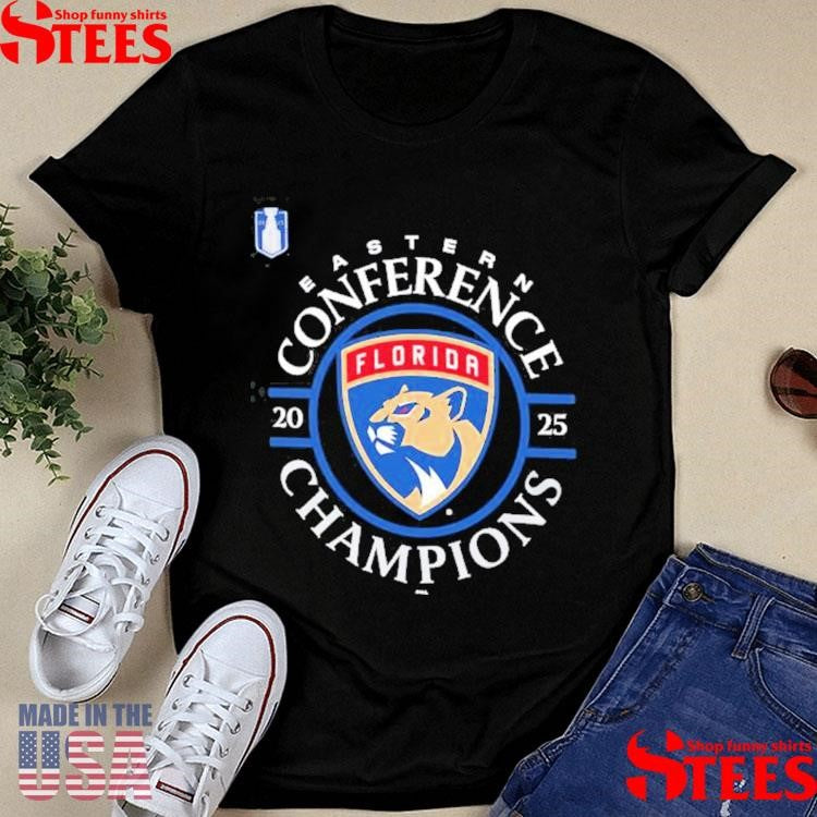 Florida Panthers 2025 Eastern Conference Champions Locker Room Shirts